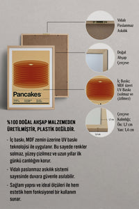 HOMEPACK Ahşap Çerçeveli Tablo Çerçeveli Poster Sanatsal Modern Duvar Dekoru TK-927