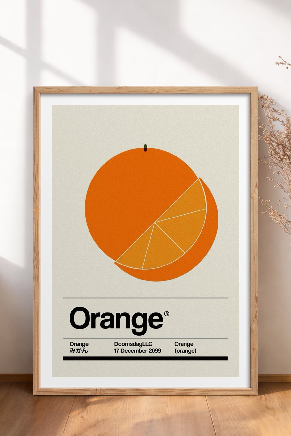 HOMEPACK Ahşap Çerçeveli Tablo Çerçeveli Poster Sanatsal Modern Duvar Dekoru TK-928