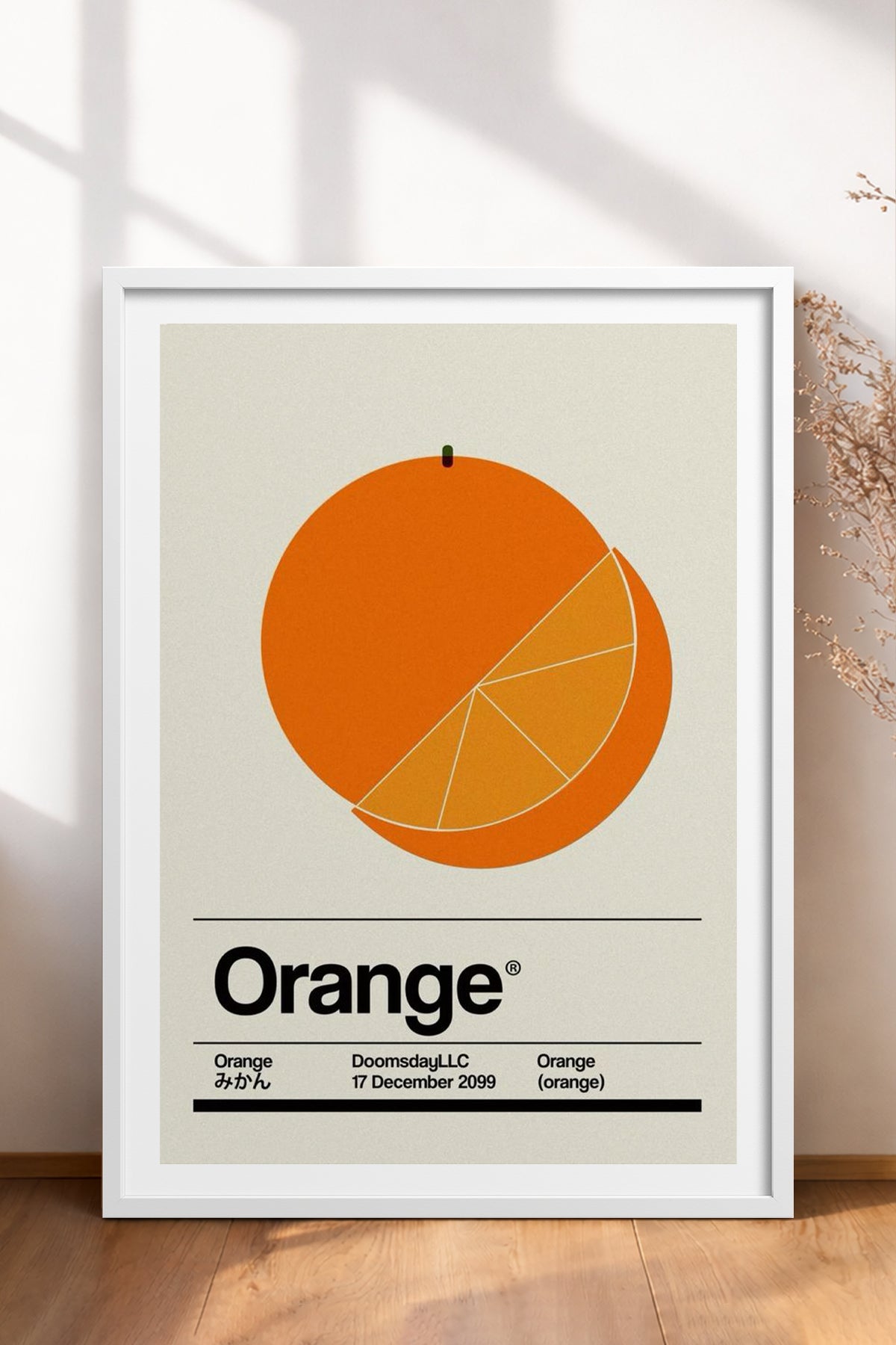 HOMEPACK Ahşap Çerçeveli Tablo Çerçeveli Poster Sanatsal Modern Duvar Dekoru TK-928