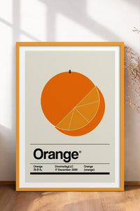 HOMEPACK Ahşap Çerçeveli Tablo Çerçeveli Poster Sanatsal Modern Duvar Dekoru TK-928