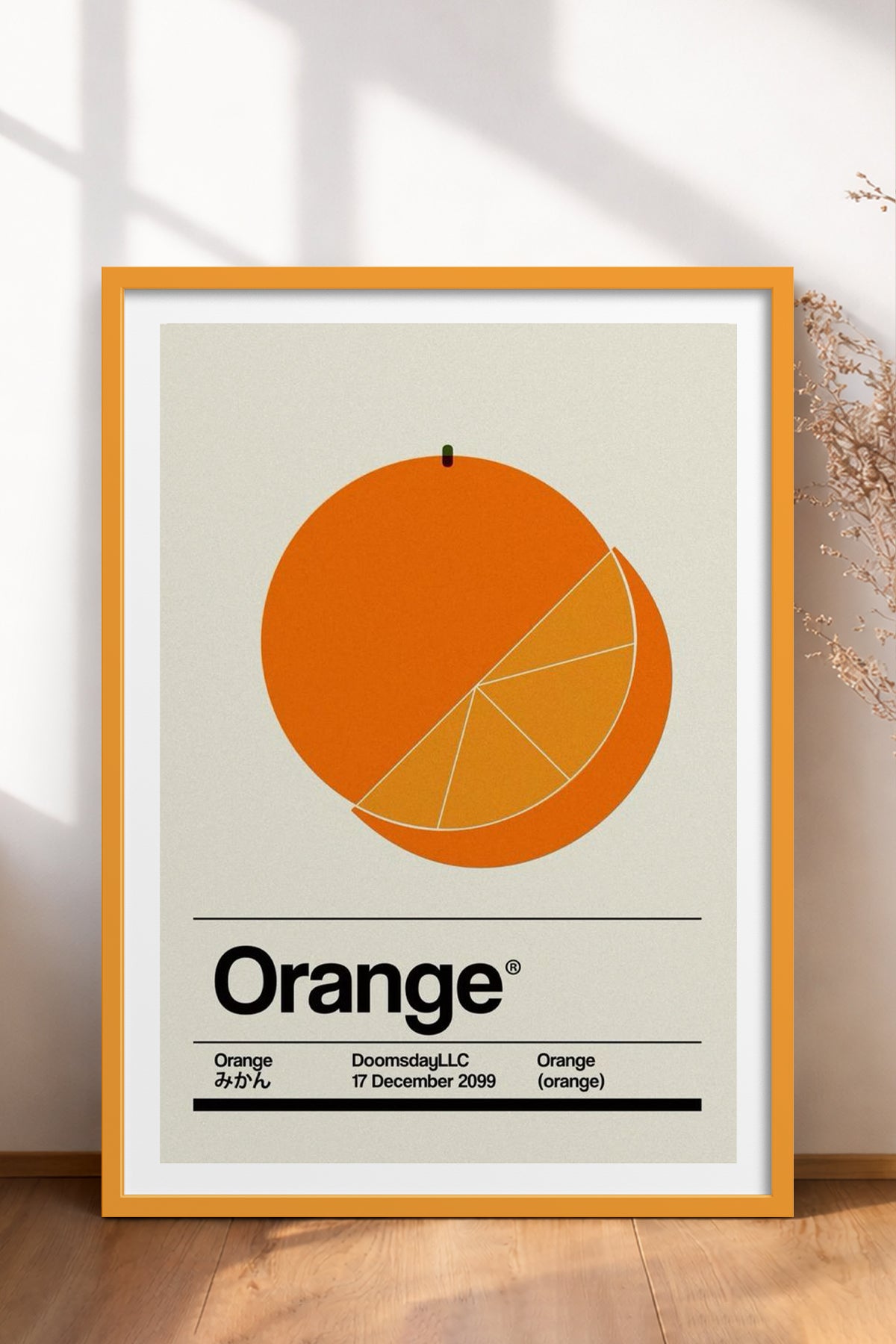 HOMEPACK Ahşap Çerçeveli Tablo Çerçeveli Poster Sanatsal Modern Duvar Dekoru TK-928