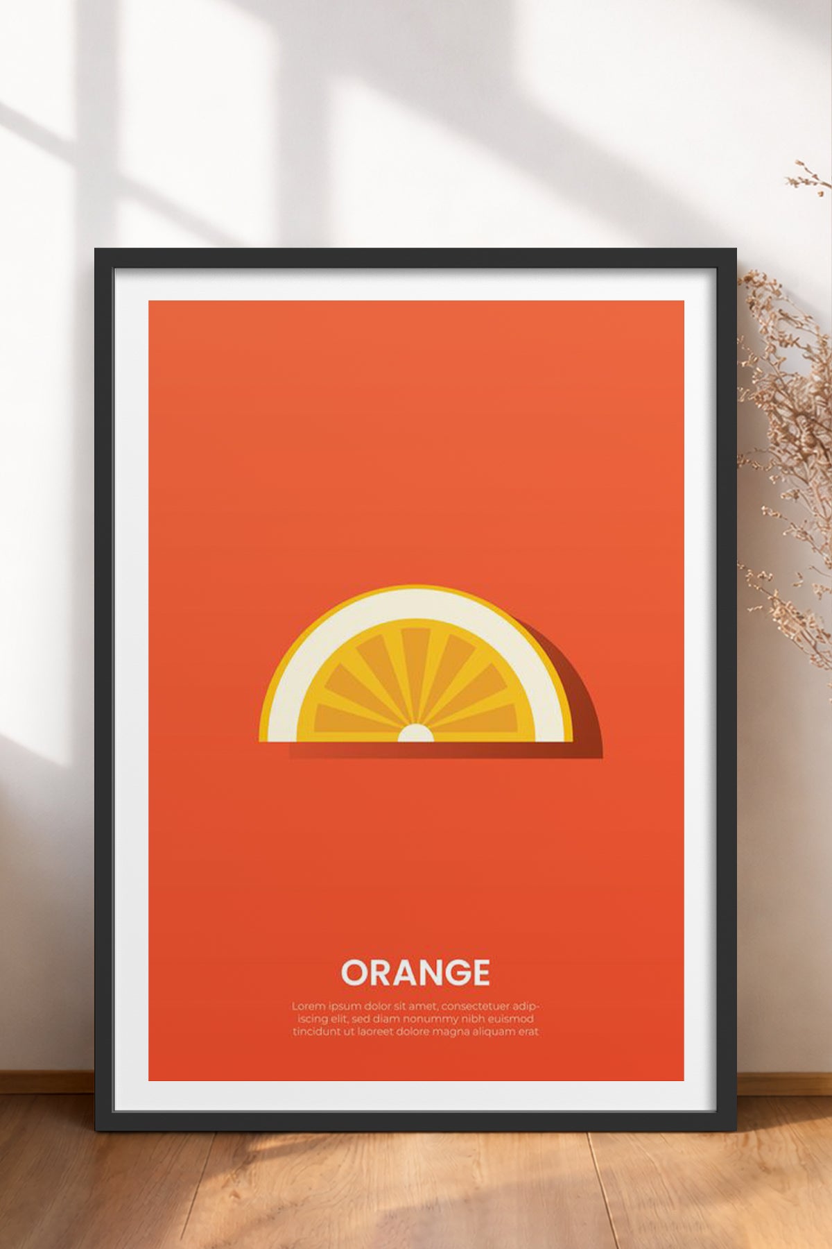 HOMEPACK Ahşap Çerçeveli Tablo Çerçeveli Poster Sanatsal Modern Duvar Dekoru TK-929