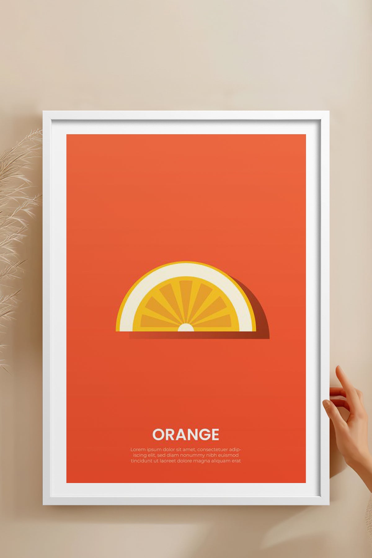 HOMEPACK Ahşap Çerçeveli Tablo Çerçeveli Poster Sanatsal Modern Duvar Dekoru TK-929