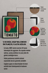 HOMEPACK Ahşap Çerçeveli Tablo Çerçeveli Poster Sanatsal Modern Duvar Dekoru TK-931