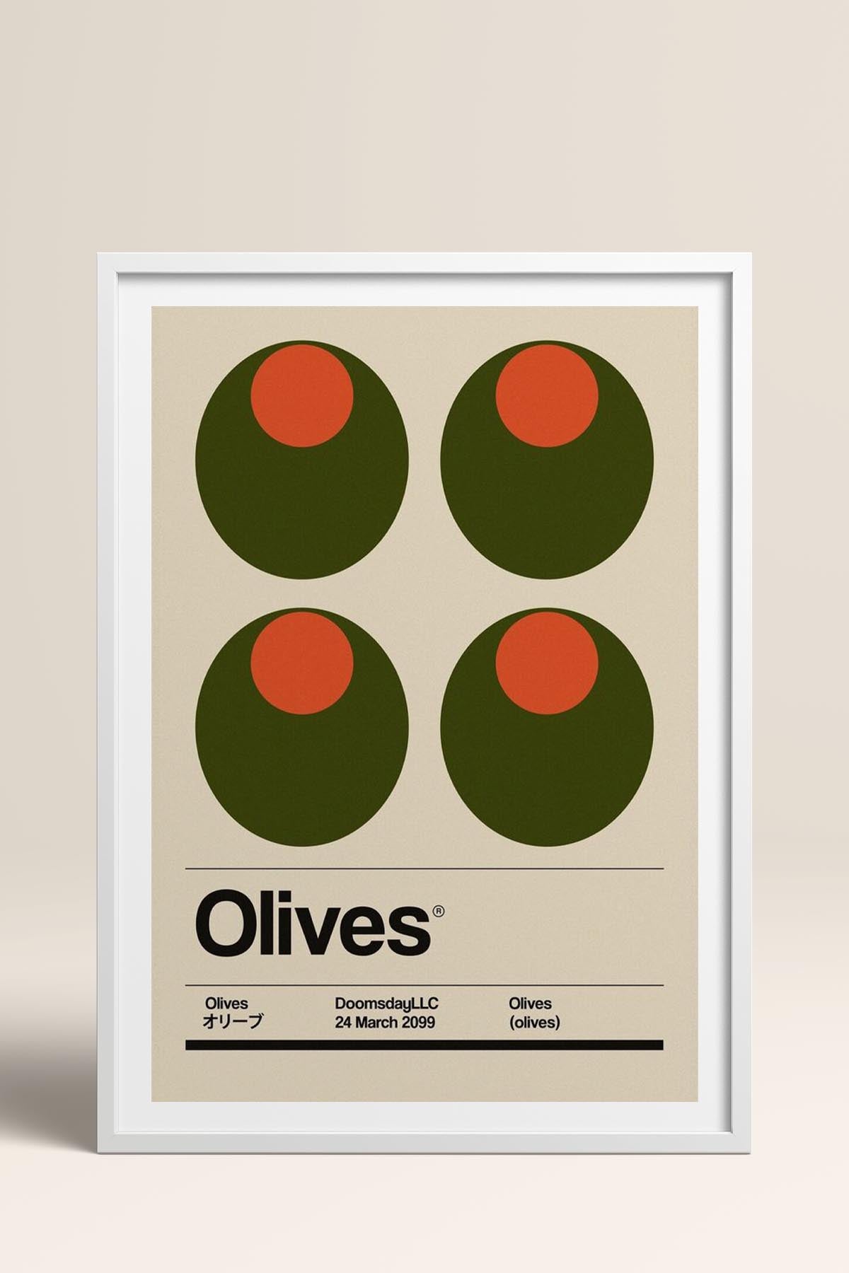 HOMEPACK Ahşap Çerçeveli Tablo Çerçeveli Poster Sanatsal Modern Duvar Dekoru TK-932