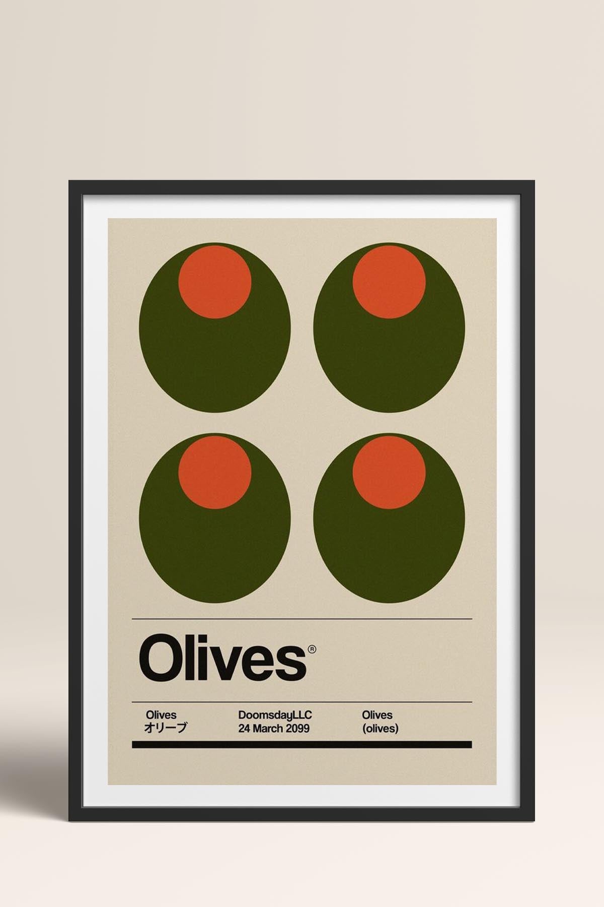 HOMEPACK Ahşap Çerçeveli Tablo Çerçeveli Poster Sanatsal Modern Duvar Dekoru TK-932