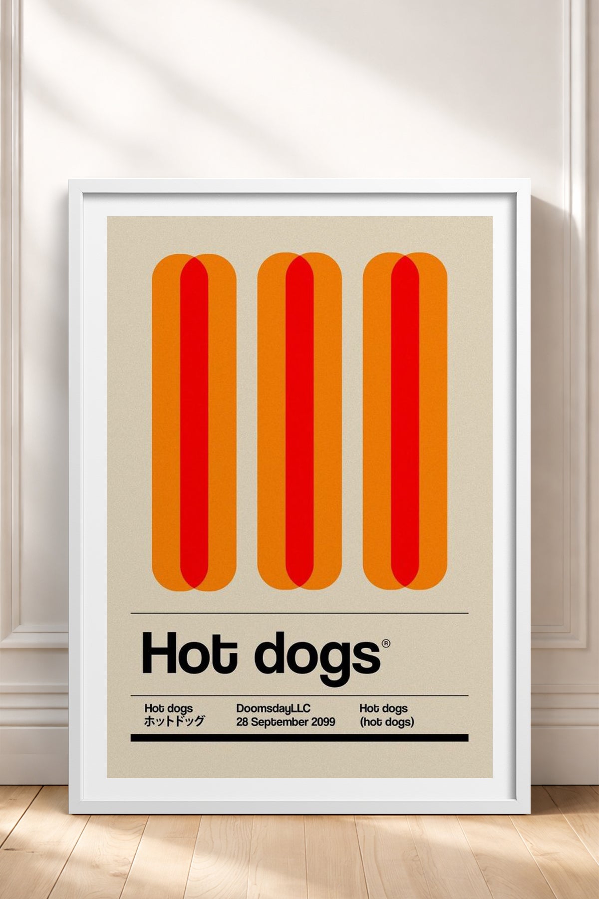 HOMEPACK Ahşap Çerçeveli Tablo Çerçeveli Poster Sanatsal Modern Duvar Dekoru TK-933