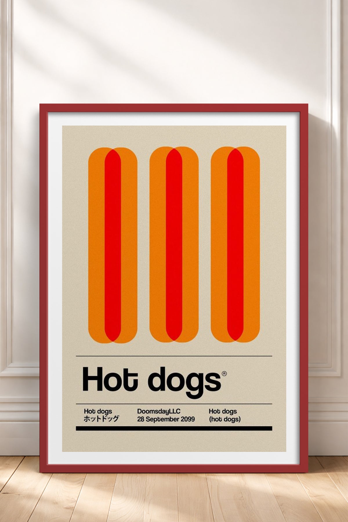 HOMEPACK Ahşap Çerçeveli Tablo Çerçeveli Poster Sanatsal Modern Duvar Dekoru TK-933