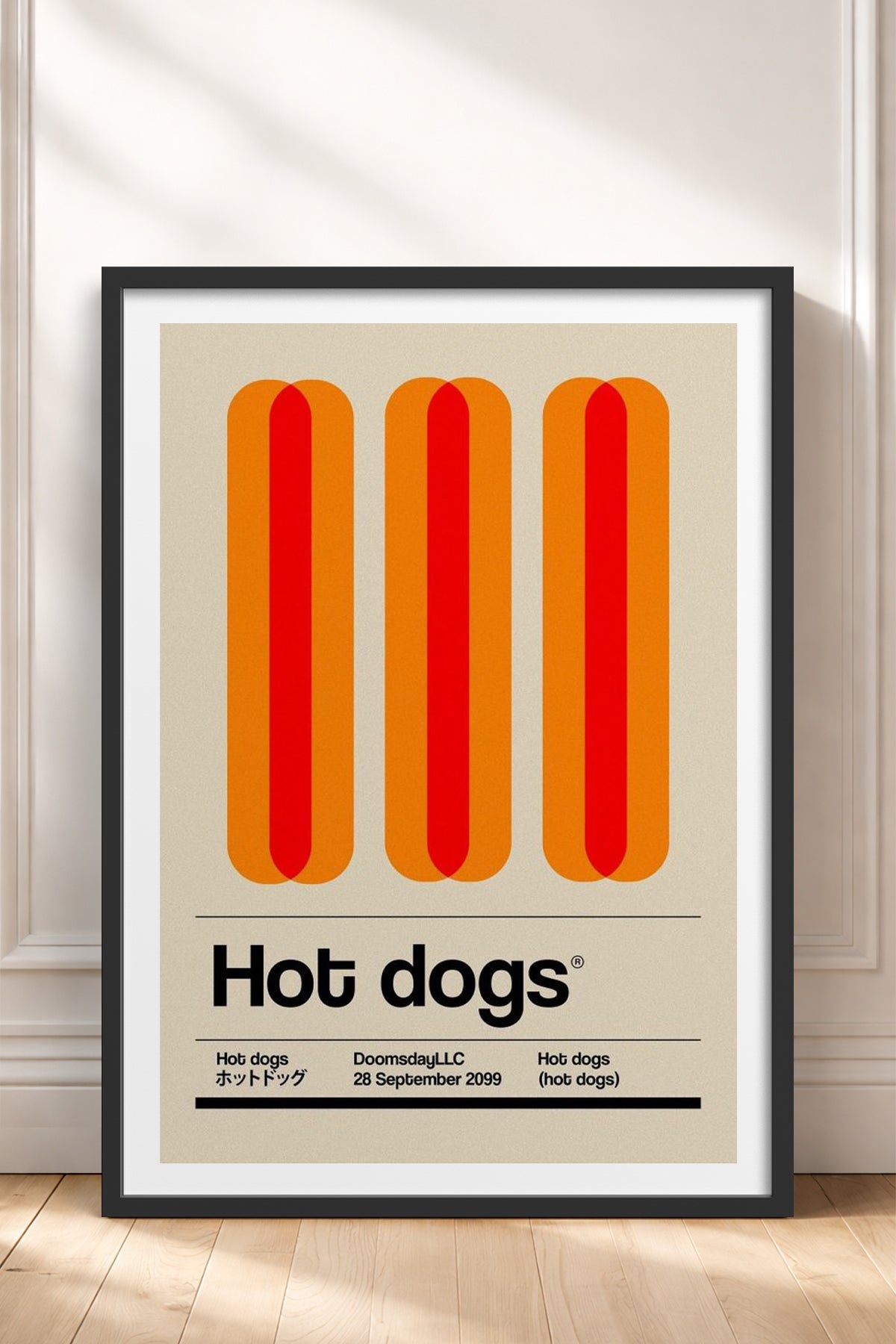 HOMEPACK Ahşap Çerçeveli Tablo Çerçeveli Poster Sanatsal Modern Duvar Dekoru TK-933