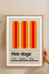 HOMEPACK Ahşap Çerçeveli Tablo Çerçeveli Poster Sanatsal Modern Duvar Dekoru TK-933