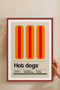 HOMEPACK Ahşap Çerçeveli Tablo Çerçeveli Poster Sanatsal Modern Duvar Dekoru TK-933
