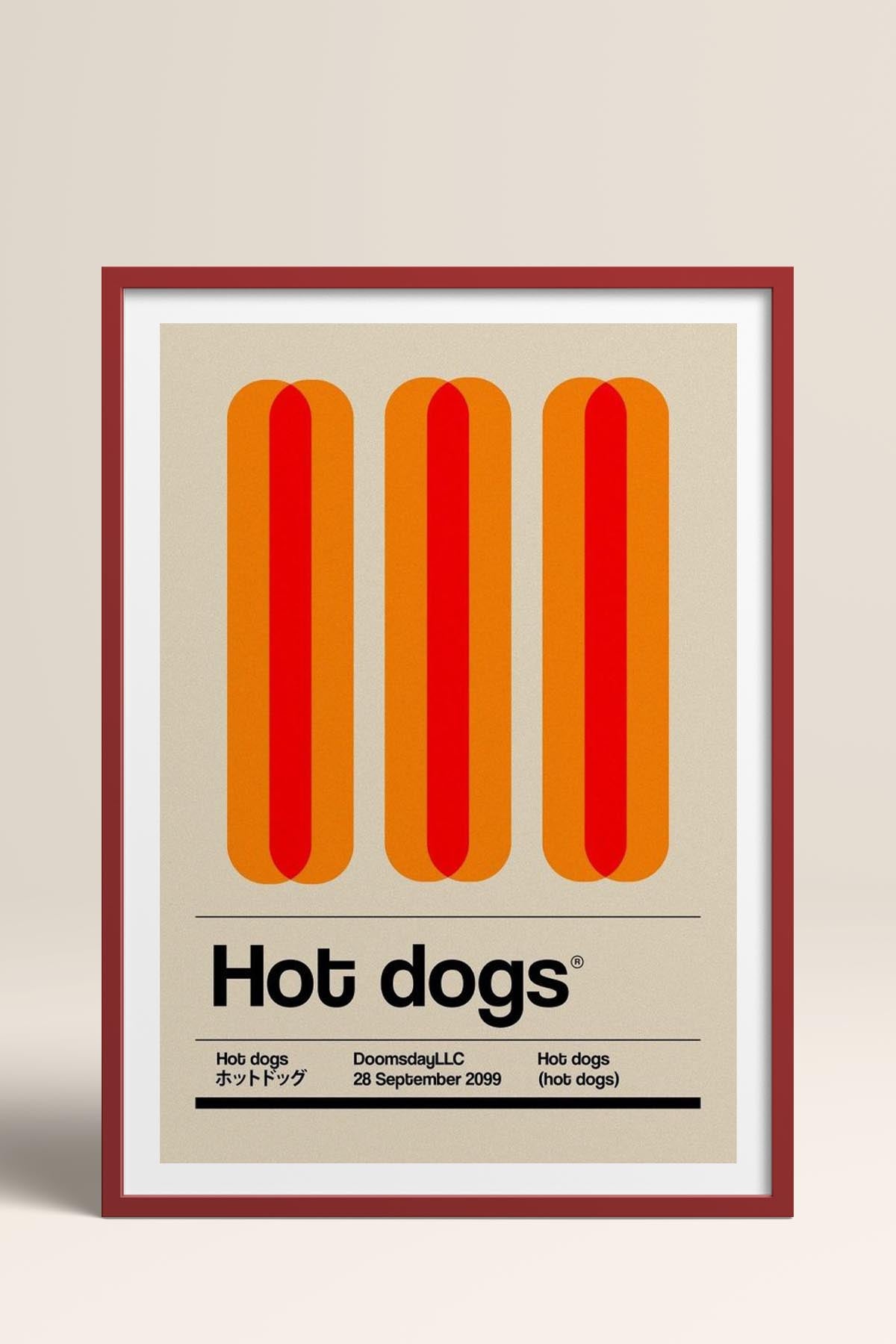 HOMEPACK Ahşap Çerçeveli Tablo Çerçeveli Poster Sanatsal Modern Duvar Dekoru TK-933