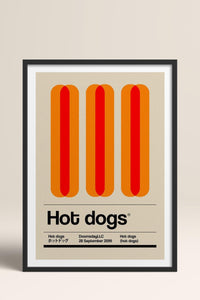 HOMEPACK Ahşap Çerçeveli Tablo Çerçeveli Poster Sanatsal Modern Duvar Dekoru TK-933