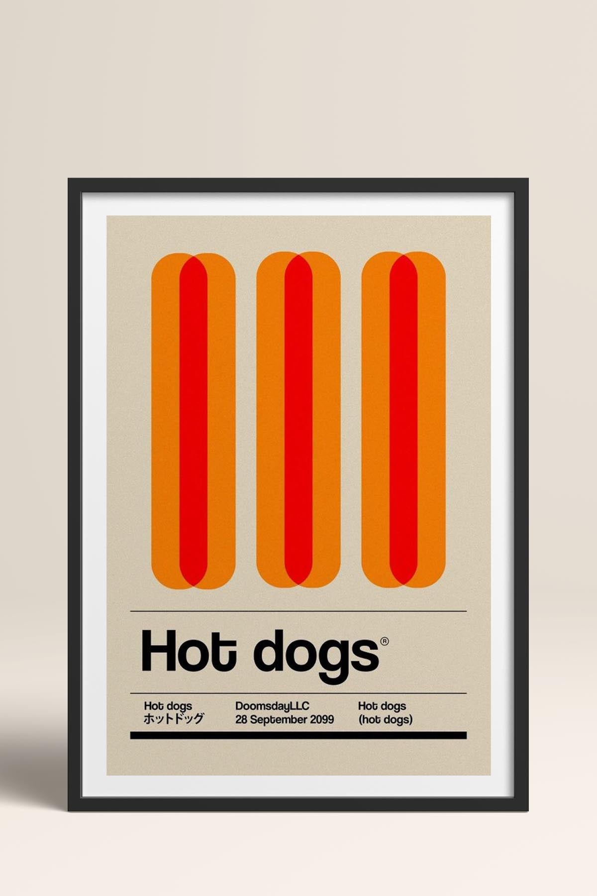 HOMEPACK Ahşap Çerçeveli Tablo Çerçeveli Poster Sanatsal Modern Duvar Dekoru TK-933