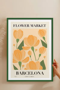 HOMEPACK Ahşap Çerçeveli Tablo Çerçeveli Poster Sanatsal Modern Duvar Dekoru TK-938