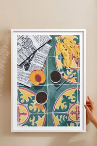HOMEPACK Ahşap Çerçeveli Tablo Çerçeveli Poster Sanatsal Modern Duvar Dekoru TK-945