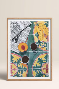HOMEPACK Ahşap Çerçeveli Tablo Çerçeveli Poster Sanatsal Modern Duvar Dekoru TK-945