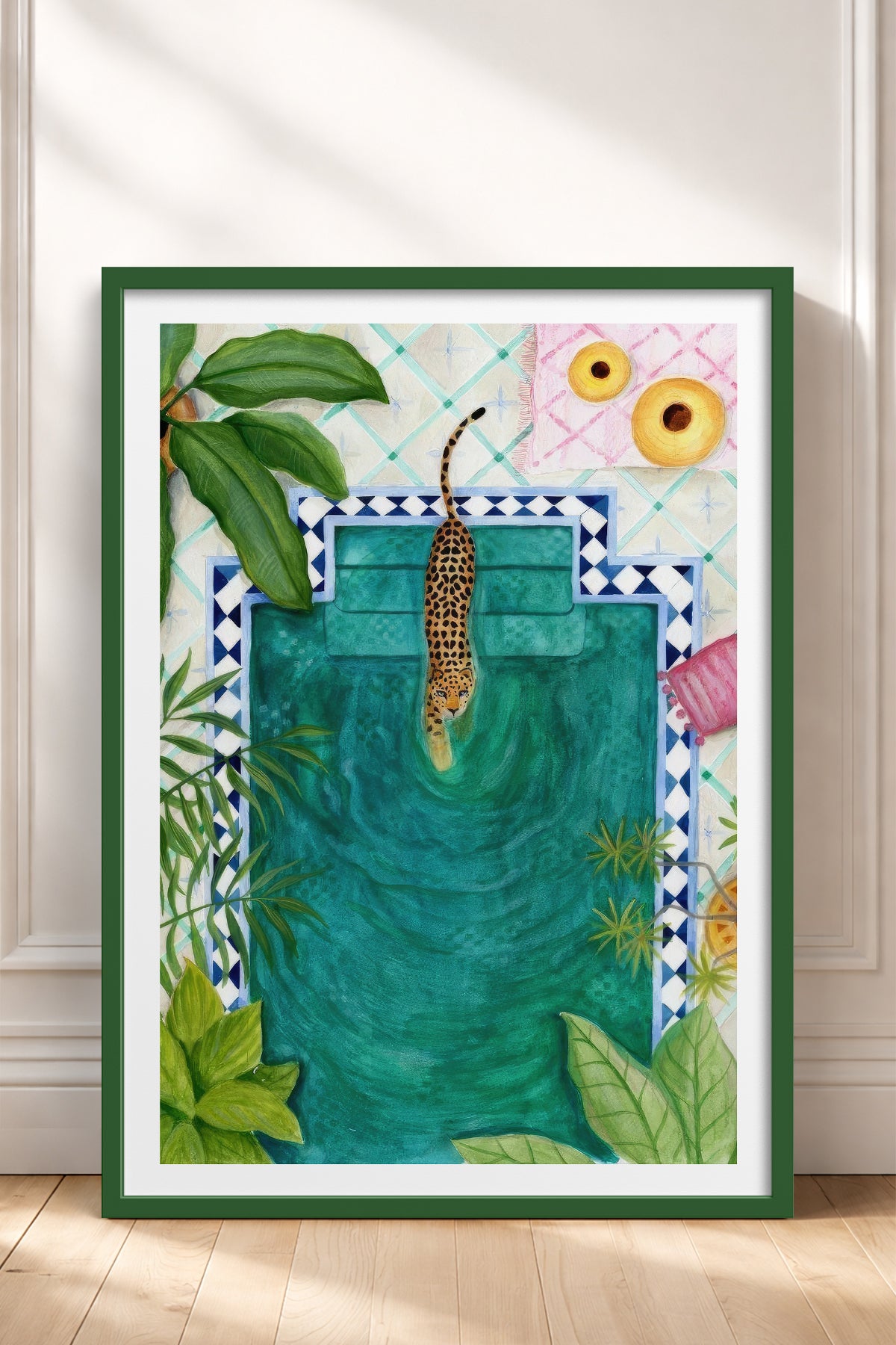 HOMEPACK Ahşap Çerçeveli Tablo Çerçeveli Poster Sanatsal Modern Duvar Dekoru TK-946