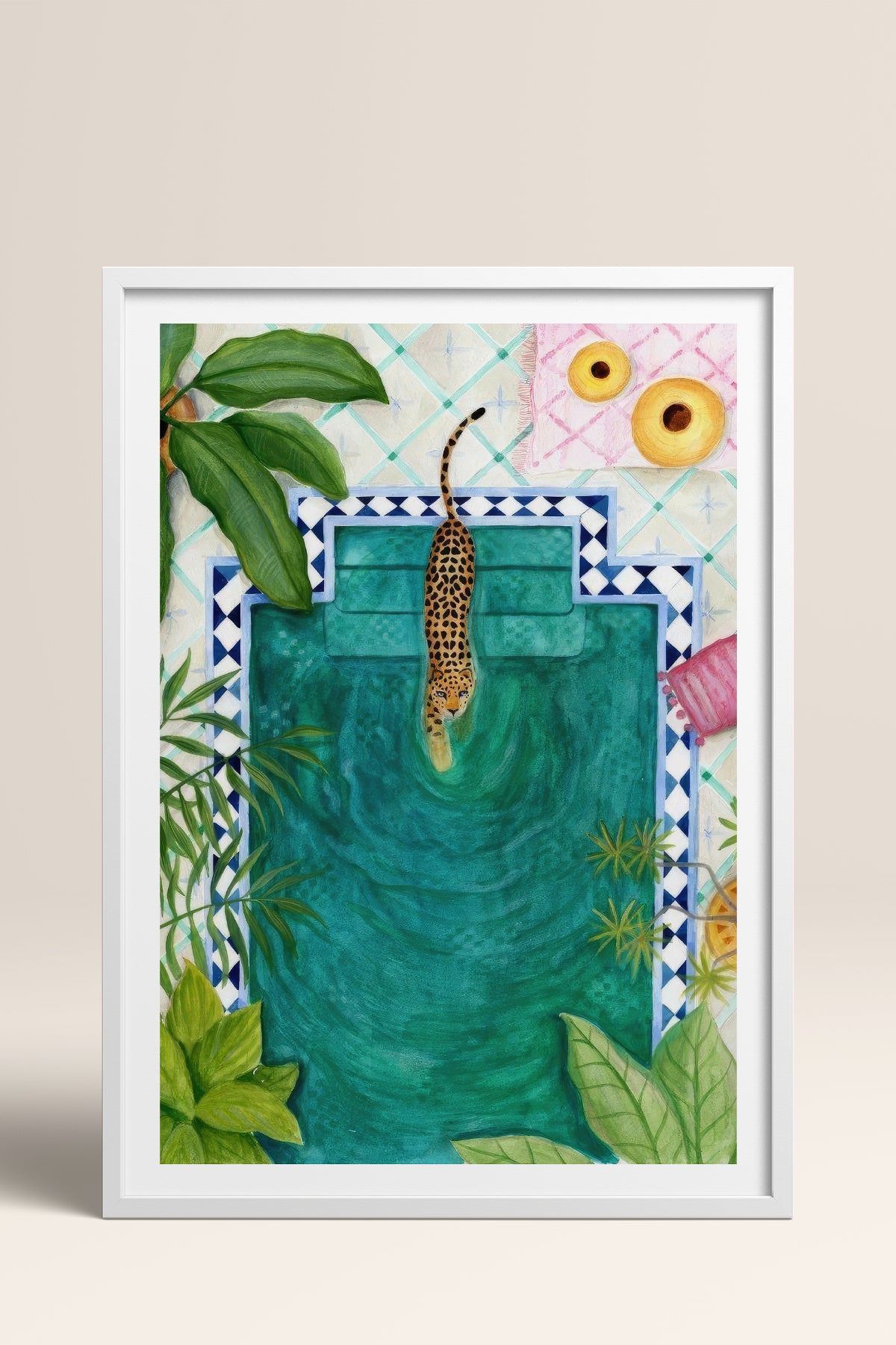 HOMEPACK Ahşap Çerçeveli Tablo Çerçeveli Poster Sanatsal Modern Duvar Dekoru TK-946