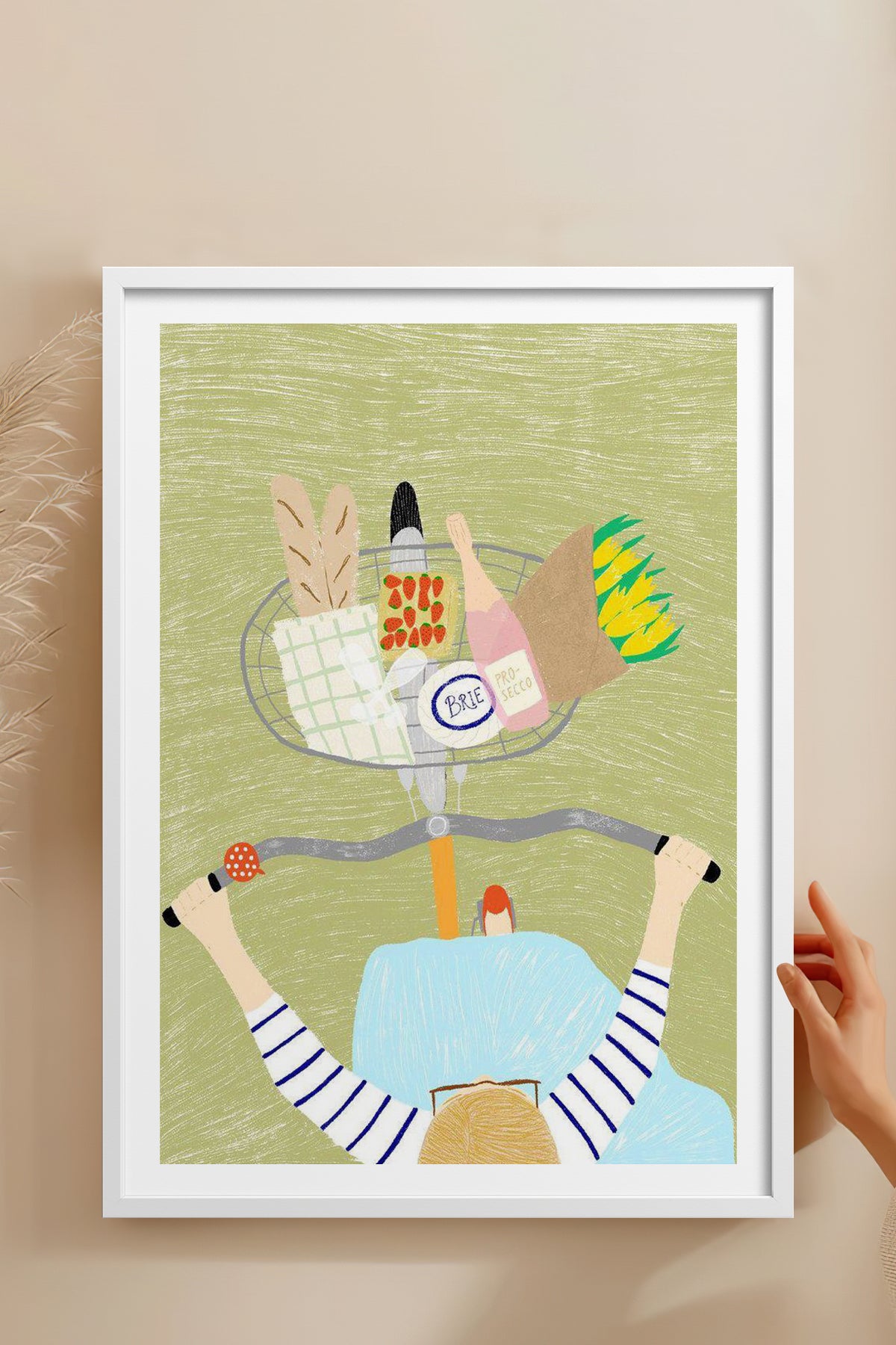 HOMEPACK Ahşap Çerçeveli Tablo Çerçeveli Poster Sanatsal Modern Duvar Dekoru TK-948