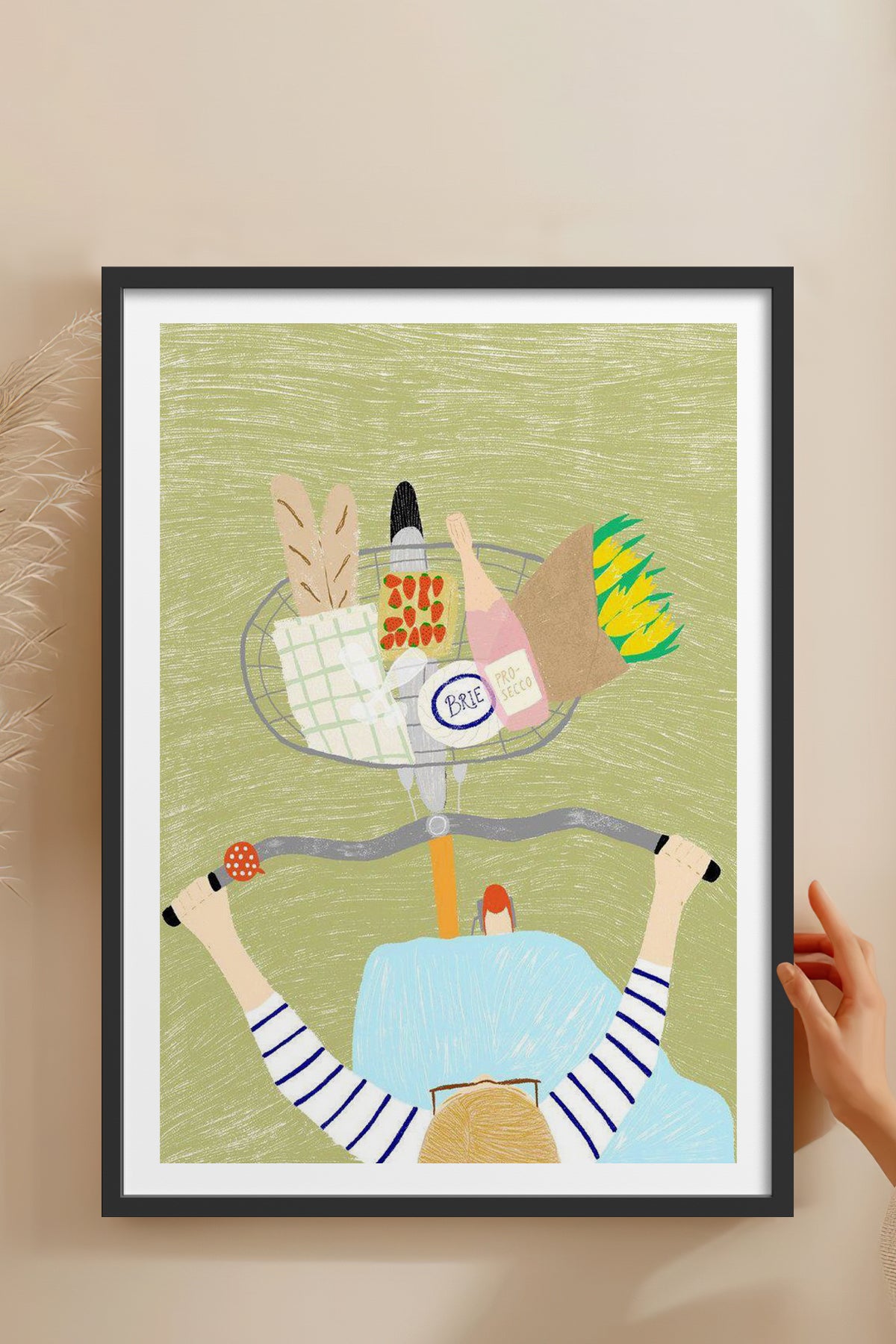HOMEPACK Ahşap Çerçeveli Tablo Çerçeveli Poster Sanatsal Modern Duvar Dekoru TK-948