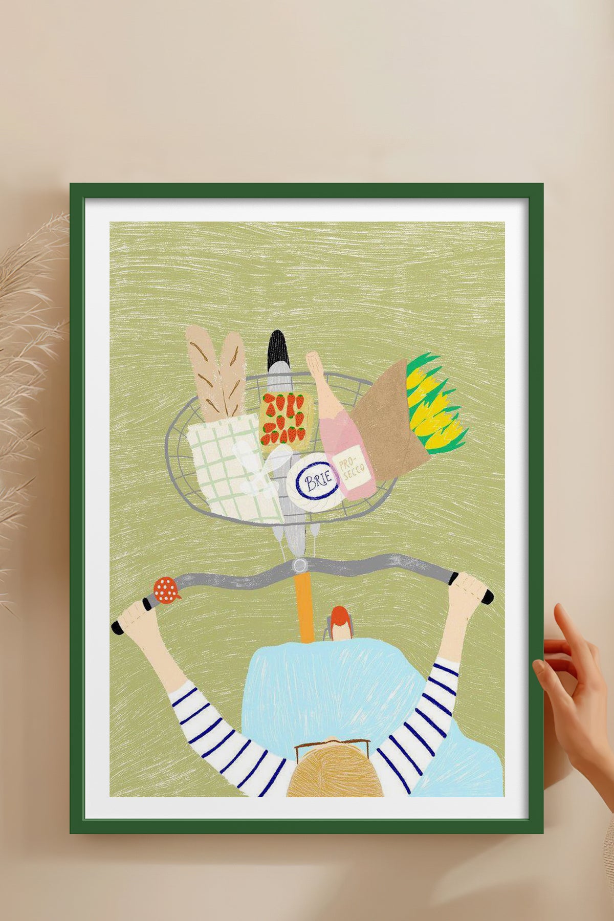 HOMEPACK Ahşap Çerçeveli Tablo Çerçeveli Poster Sanatsal Modern Duvar Dekoru TK-948