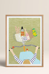 HOMEPACK Ahşap Çerçeveli Tablo Çerçeveli Poster Sanatsal Modern Duvar Dekoru TK-948