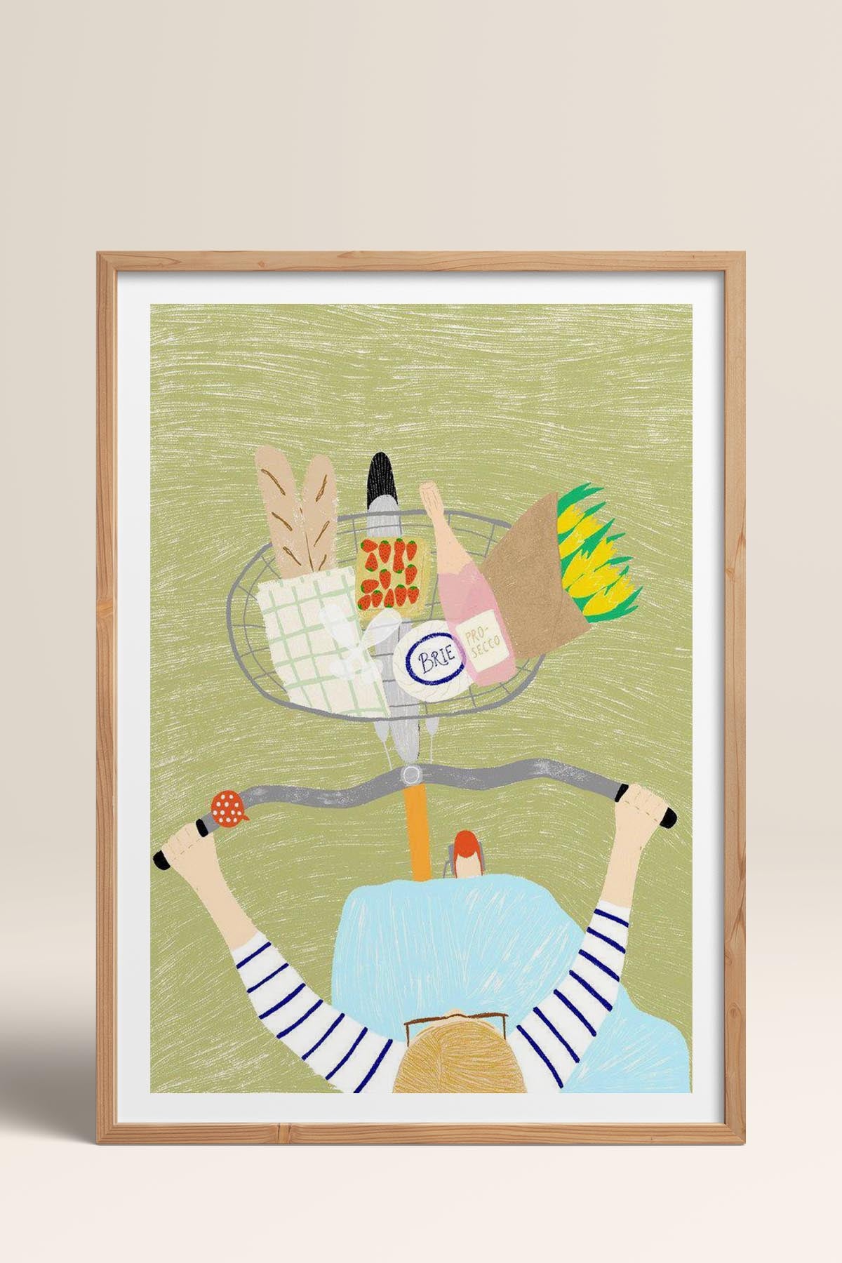 HOMEPACK Ahşap Çerçeveli Tablo Çerçeveli Poster Sanatsal Modern Duvar Dekoru TK-948