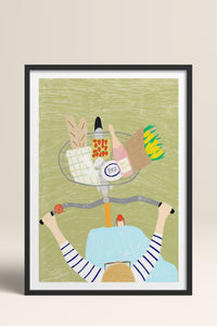 HOMEPACK Ahşap Çerçeveli Tablo Çerçeveli Poster Sanatsal Modern Duvar Dekoru TK-948