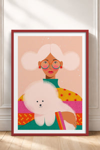 HOMEPACK Ahşap Çerçeveli Tablo Çerçeveli Poster Sanatsal Modern Duvar Dekoru TK-955