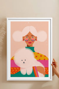 HOMEPACK Ahşap Çerçeveli Tablo Çerçeveli Poster Sanatsal Modern Duvar Dekoru TK-955