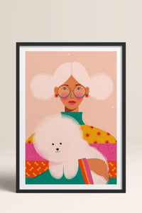 HOMEPACK Ahşap Çerçeveli Tablo Çerçeveli Poster Sanatsal Modern Duvar Dekoru TK-955