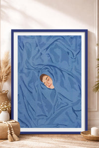 HOMEPACK Ahşap Çerçeveli Tablo Çerçeveli Poster Sanatsal Modern Duvar Dekoru TK-956