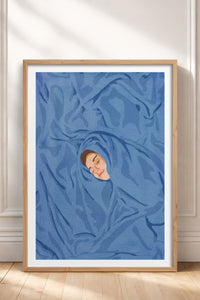 HOMEPACK Ahşap Çerçeveli Tablo Çerçeveli Poster Sanatsal Modern Duvar Dekoru TK-956