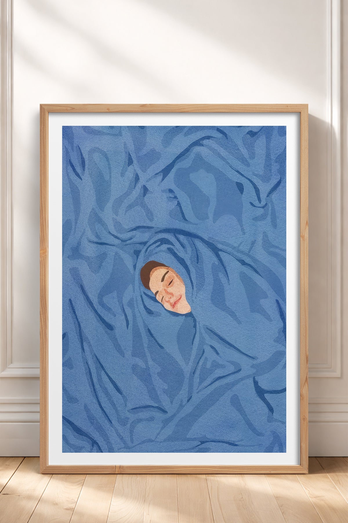 HOMEPACK Ahşap Çerçeveli Tablo Çerçeveli Poster Sanatsal Modern Duvar Dekoru TK-956