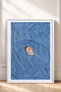 HOMEPACK Ahşap Çerçeveli Tablo Çerçeveli Poster Sanatsal Modern Duvar Dekoru TK-956
