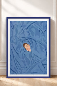 HOMEPACK Ahşap Çerçeveli Tablo Çerçeveli Poster Sanatsal Modern Duvar Dekoru TK-956