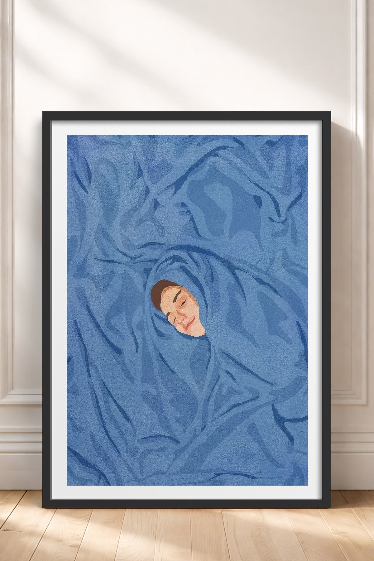 HOMEPACK Ahşap Çerçeveli Tablo Çerçeveli Poster Sanatsal Modern Duvar Dekoru TK-956