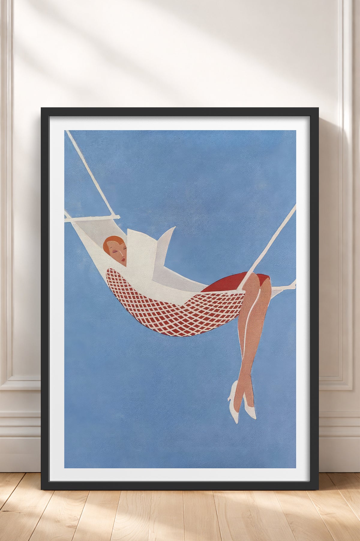 HOMEPACK Ahşap Çerçeveli Tablo Çerçeveli Poster Sanatsal Modern Duvar Dekoru TK-958