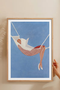 HOMEPACK Ahşap Çerçeveli Tablo Çerçeveli Poster Sanatsal Modern Duvar Dekoru TK-958