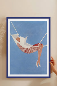 HOMEPACK Ahşap Çerçeveli Tablo Çerçeveli Poster Sanatsal Modern Duvar Dekoru TK-958