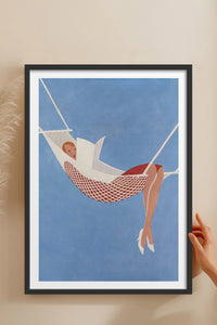 HOMEPACK Ahşap Çerçeveli Tablo Çerçeveli Poster Sanatsal Modern Duvar Dekoru TK-958