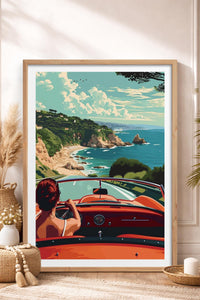 HOMEPACK Ahşap Çerçeveli Tablo Çerçeveli Poster Sanatsal Modern Duvar Dekoru TK-959