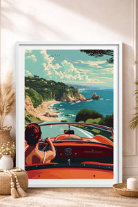 HOMEPACK Ahşap Çerçeveli Tablo Çerçeveli Poster Sanatsal Modern Duvar Dekoru TK-959