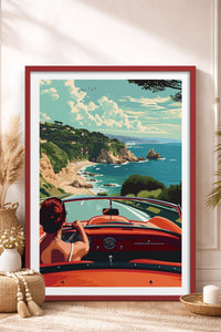 HOMEPACK Ahşap Çerçeveli Tablo Çerçeveli Poster Sanatsal Modern Duvar Dekoru TK-959