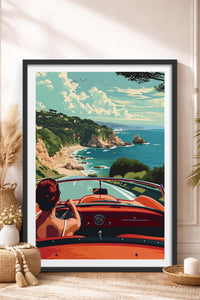 HOMEPACK Ahşap Çerçeveli Tablo Çerçeveli Poster Sanatsal Modern Duvar Dekoru TK-959