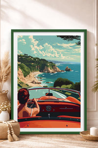 HOMEPACK Ahşap Çerçeveli Tablo Çerçeveli Poster Sanatsal Modern Duvar Dekoru TK-959