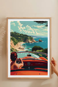 HOMEPACK Ahşap Çerçeveli Tablo Çerçeveli Poster Sanatsal Modern Duvar Dekoru TK-959