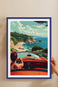 HOMEPACK Ahşap Çerçeveli Tablo Çerçeveli Poster Sanatsal Modern Duvar Dekoru TK-959