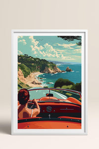 HOMEPACK Ahşap Çerçeveli Tablo Çerçeveli Poster Sanatsal Modern Duvar Dekoru TK-959